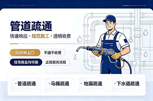 沙河管道疏通