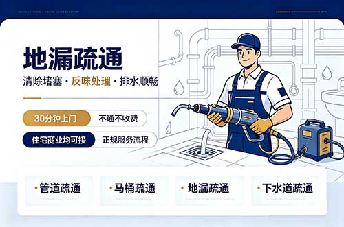 沙河地漏疏通
