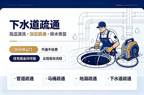 沙河下水道疏通