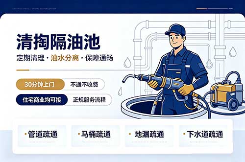 沙河清掏隔油池