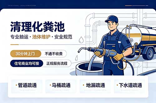 沙河清理化粪池